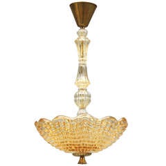 A Chandelier by Orrefors. 6