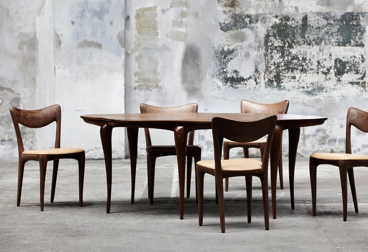 Danish Limited Edition Dining Chairs by Ask Emil Skovgaard For Sale