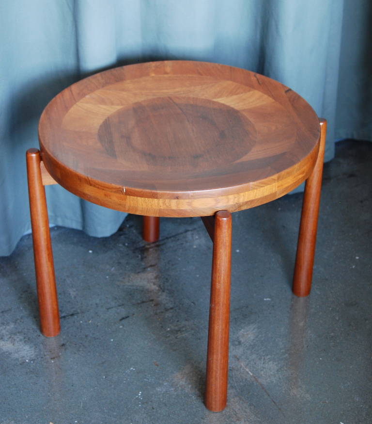 A  table with removable tray top designed by Jens Quistgaard, Sweden. Circa 1960th.