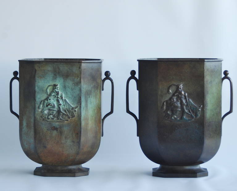 Swedish Bronze Vase Just Andersen /2 available