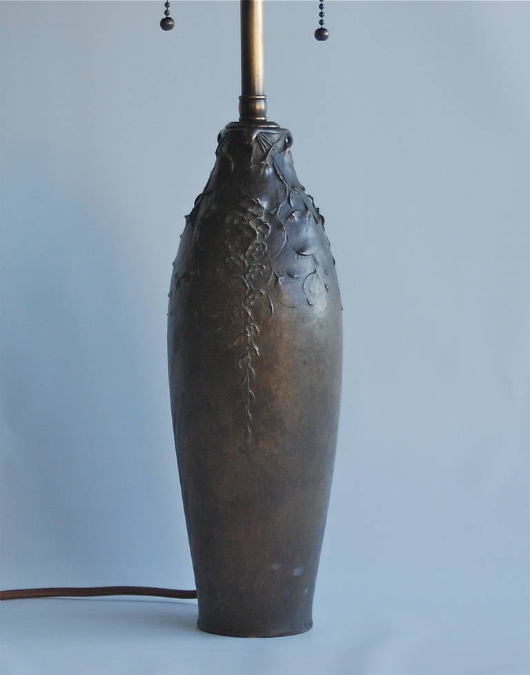 Bronze Table Lamp by Elisa Cook and Hugo Elmquist