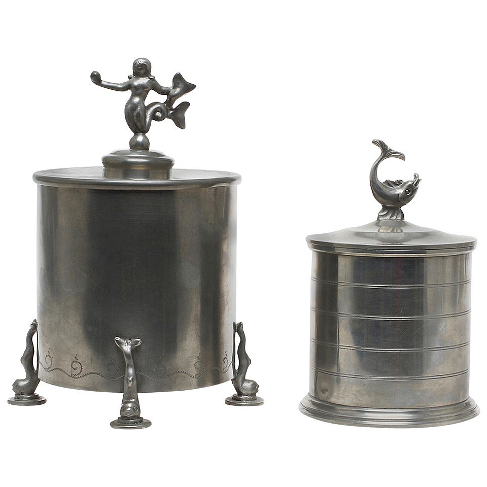 Pair of Tobacco Jars by Svenskt Tenn