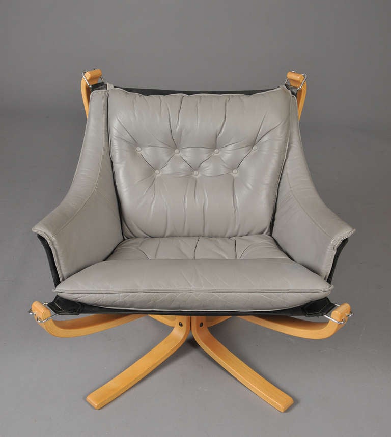 Pair of "Falcon" Armchairs by Sigurd Ressell For Sale at ...