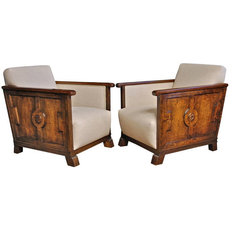 Pair of Chairs by Axel Einar Hjorth For Sale at 80stdibs