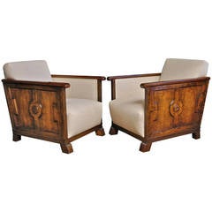 Pair of Chairs by Axel Einar Hjorth 10
