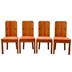 A Set of 4 "Lovo" chairs by Axel Einar Hjorth for Nordiska Kompaniet