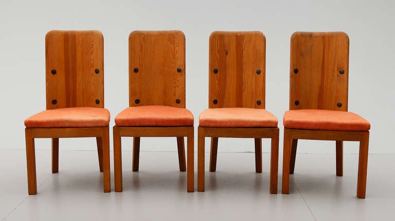 A Set of 4 "Lovo" chairs by Axel Einar Hjorth for Nordiska Kompaniet