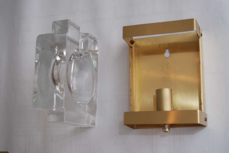 Set of Three Wall Lights by Vitrika In Good Condition In Long Island City, NY