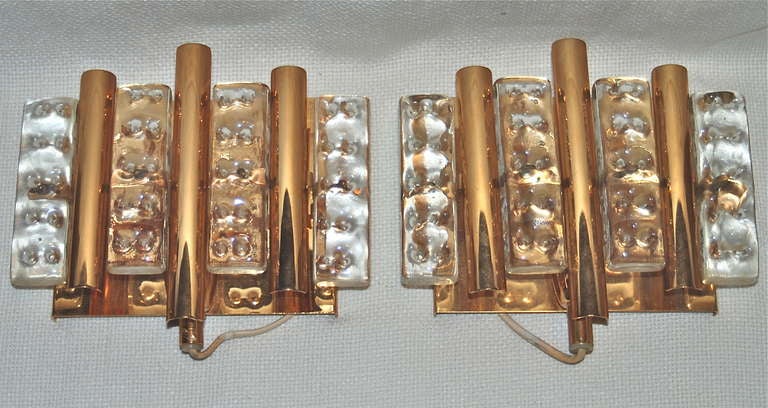 Pair of Swedish Sconces Attributed to Hans-Agne Jakobsson In Good Condition For Sale In Long Island City, NY