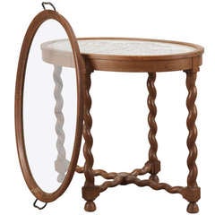 Serving Table by Nordiska Kompaniet with Tabletop by Helge Johansson