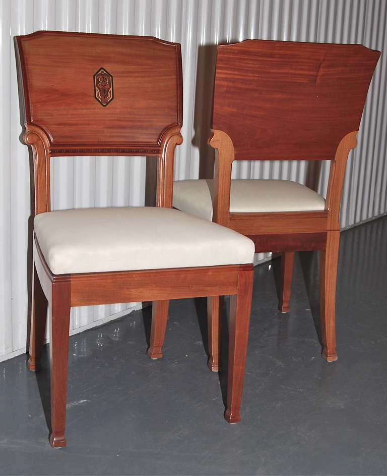 Pair of Chairs by Nordiska Kompaniet, circa 1915 In Excellent Condition In Long Island City, NY