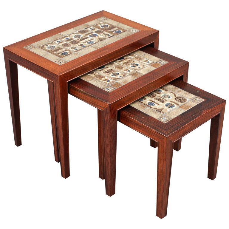 Set of Three Nesting Tables by Severin Hansen Jr For Sale at 1stdibs