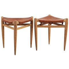 A pair of Stools by Osten Kristiansson