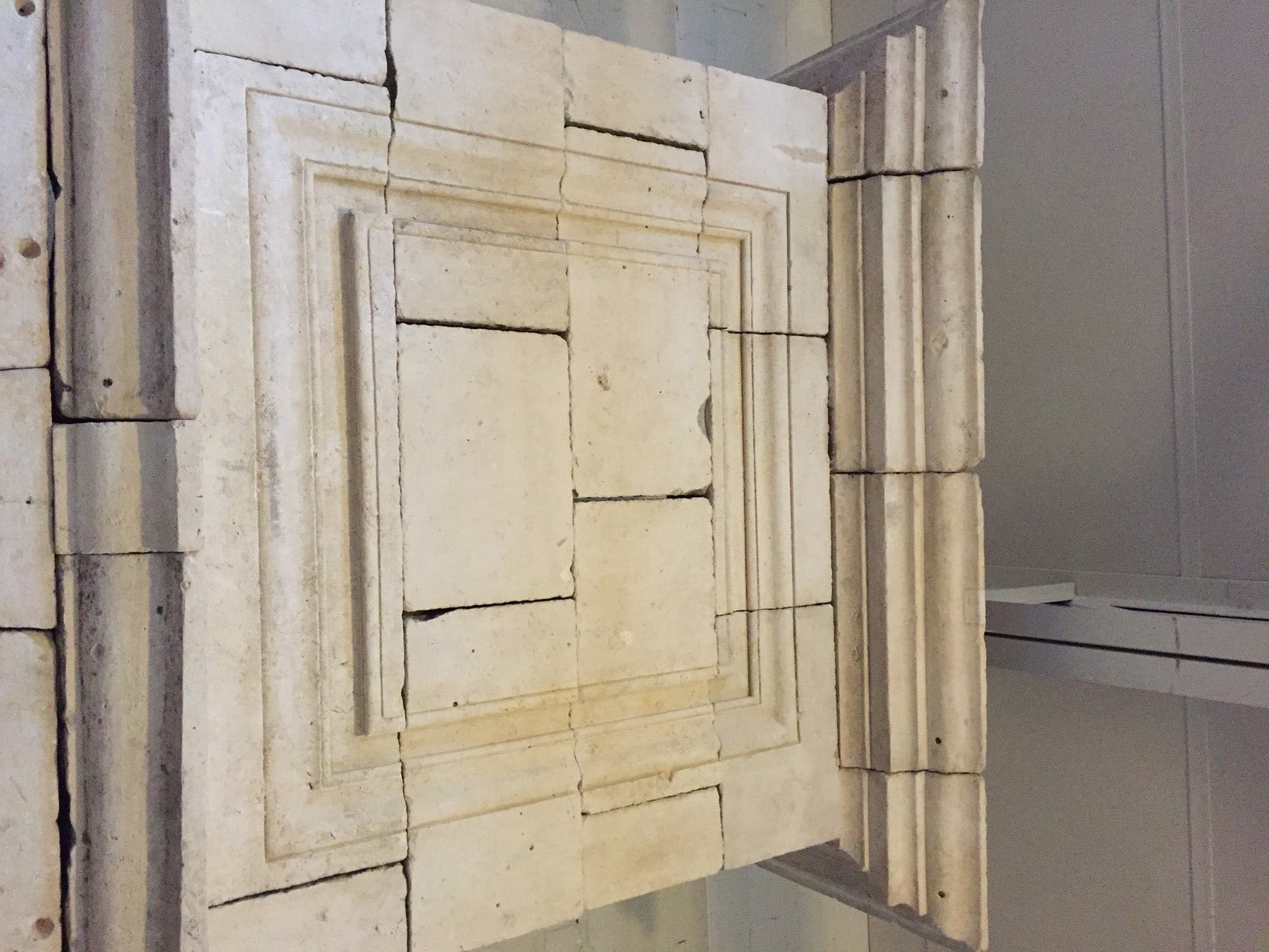 Louis XIII Double Trumeau Mantel