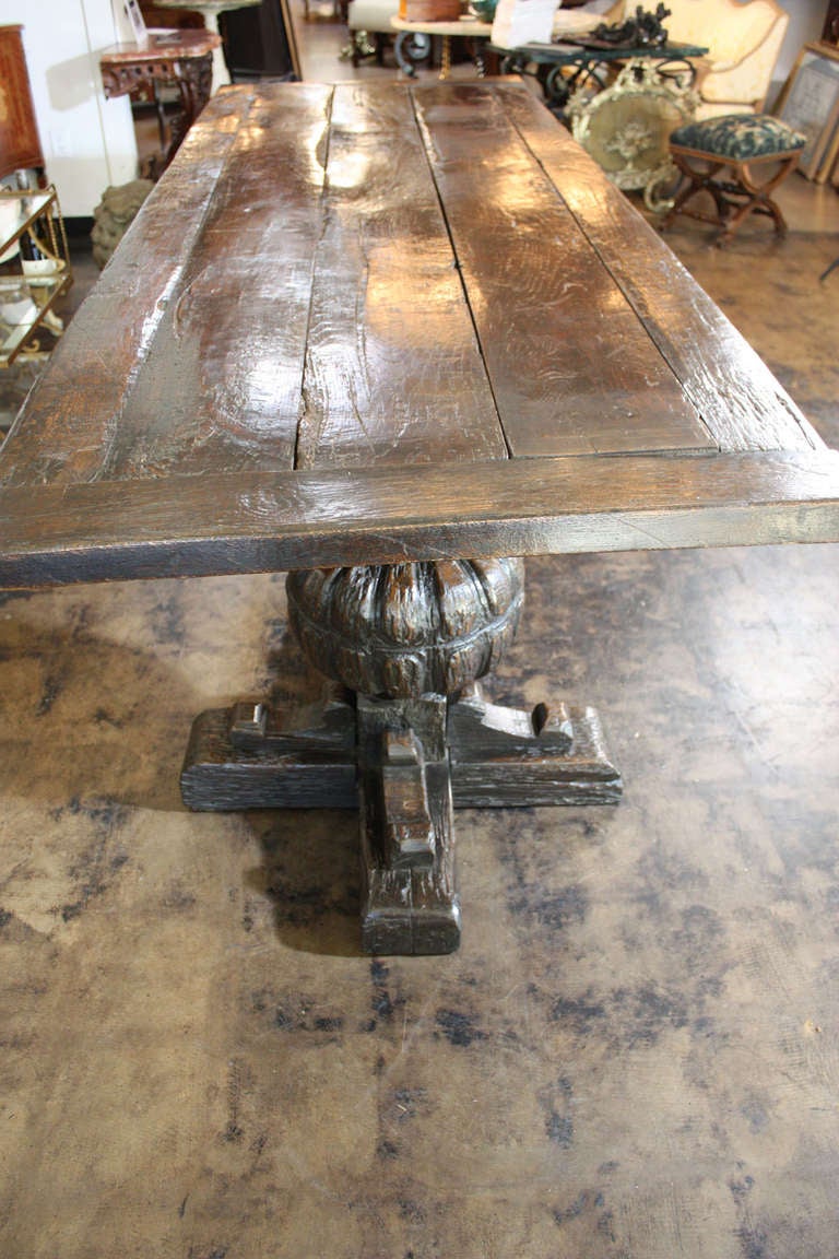 18th Century and Earlier 17th Century  English Jacobean Refectory Table