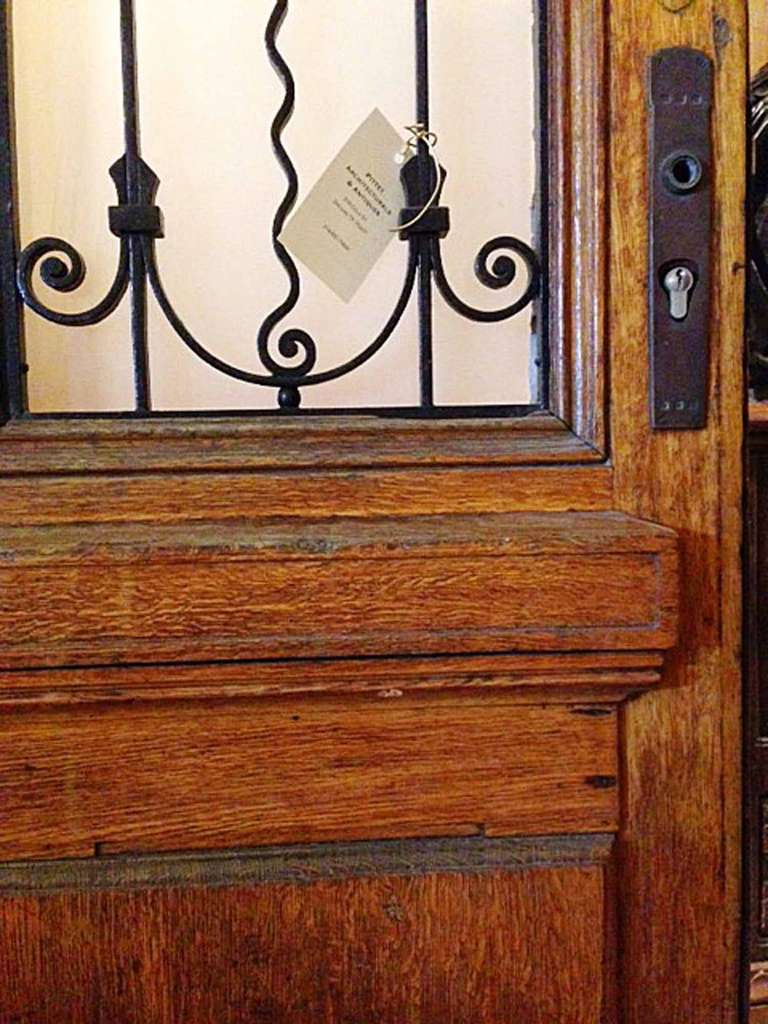 Circa 1870 Single Oak Door In Good Condition In Dallas, TX