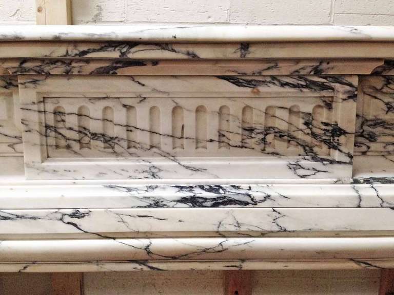Louis XVI Marble Mantel, circa 1820