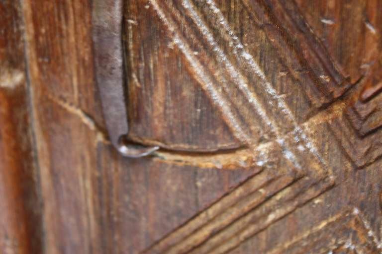 16th Century Spanish Oak Bench/ Cupboard 5