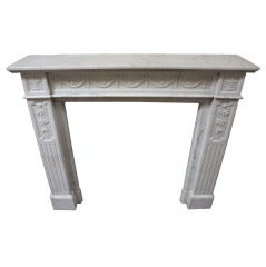 Used Neoclassical Marble Mantel