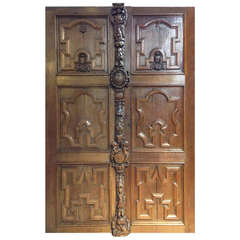 Circa 1585 Oak Wood Christian Double Door