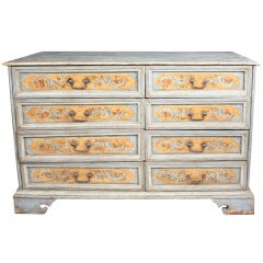 Antique Painted Tuscan Buffet