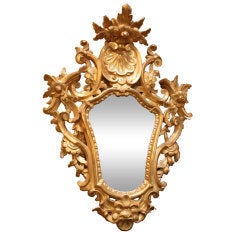 Antique Italian Water Gilt Mirror