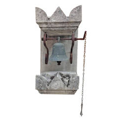 Antique French Bell with Gothic Elements