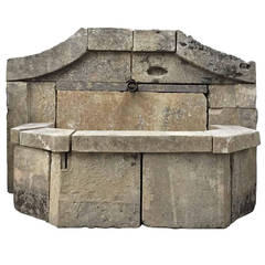 Fountain Assembled From 18th/19th century Foundation Stones, early 21st century