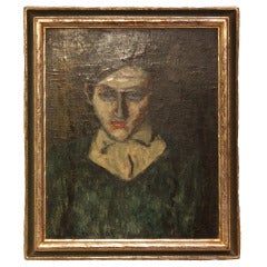 Original Milton Avery Portrait of Sally Avery