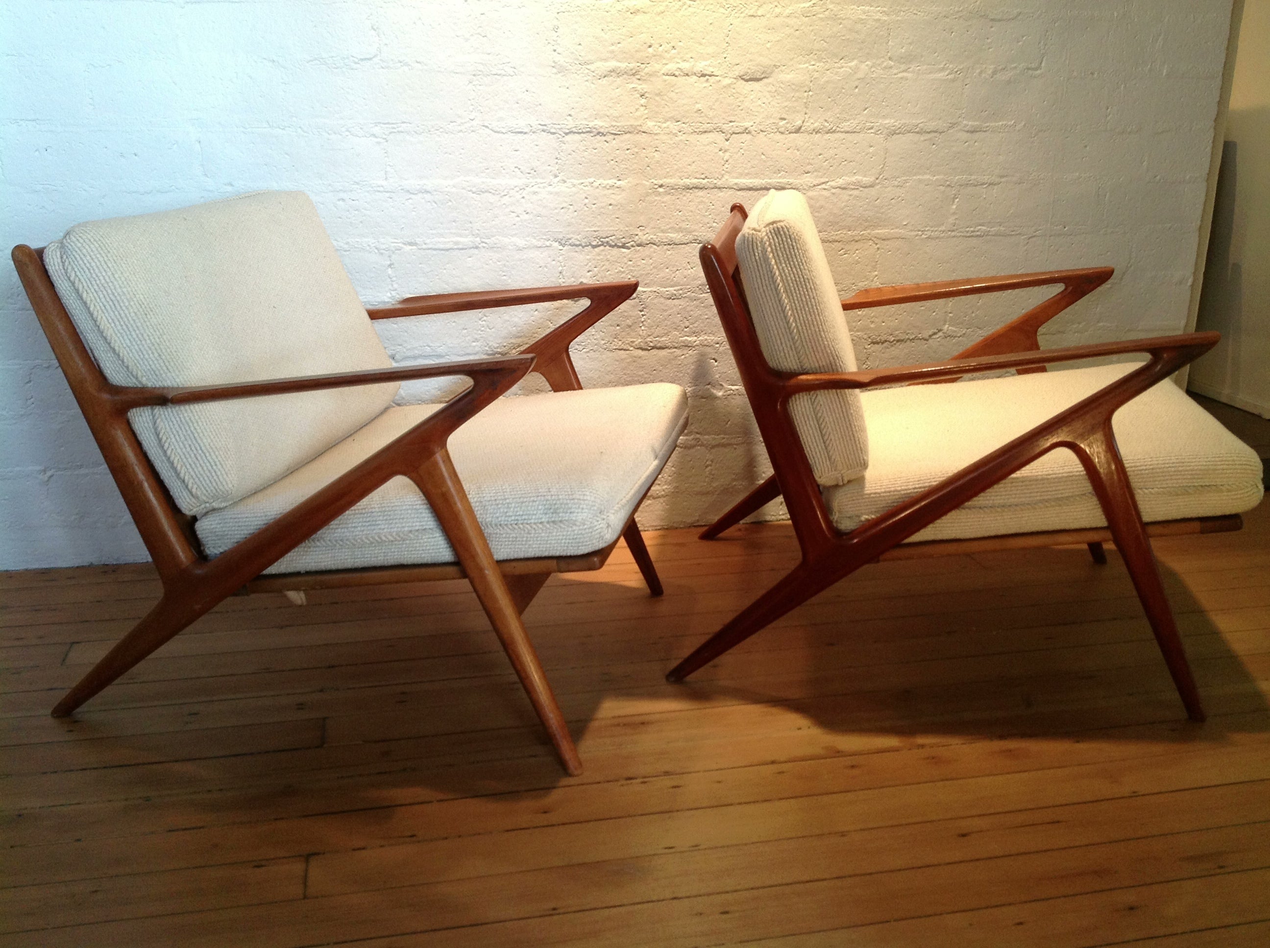 Danish "Z" chairs by Poul Jensen for Selig at 1stDibs
