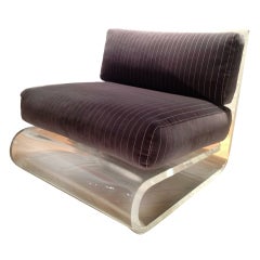 An exceptional Acrylic Lounge Chair by Gary Gutterman