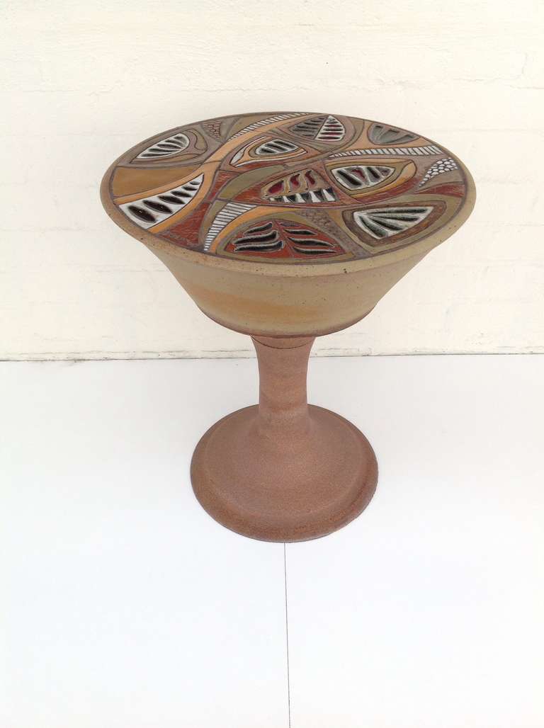 Studio Ceramic Bistro Table designed by Brent Bennett