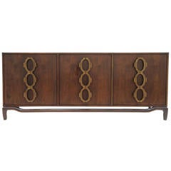 Gorgeous Credenza with Stunning Door Pulls by Cal Mode