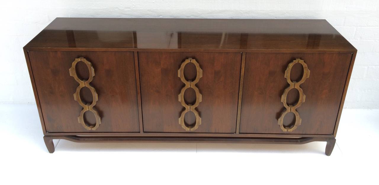 American Gorgeous Credenza with Stunning Door Pulls by Cal Mode