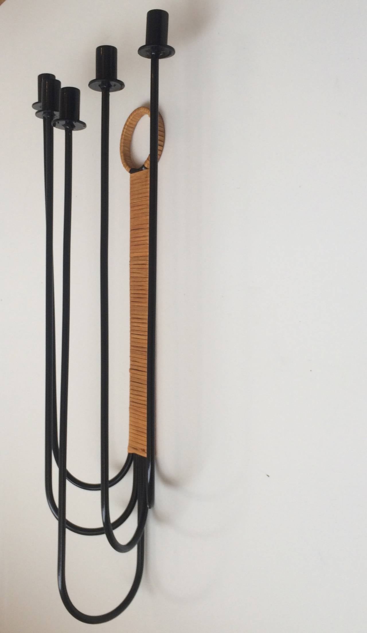 Pair of Rare Sconces Designed by Arthur Umanoff