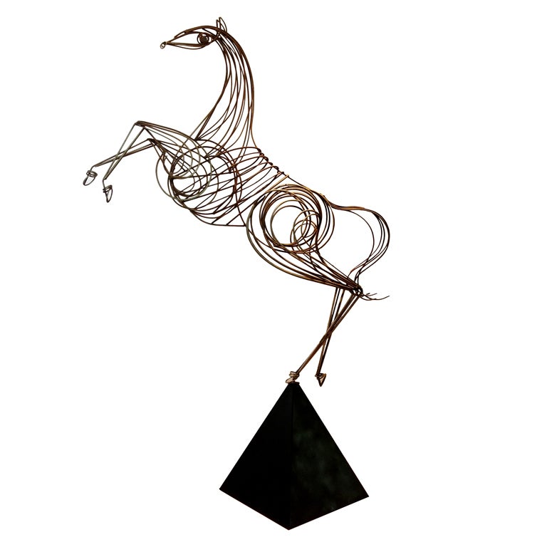 Incredible Horse Sculpture by Curtis Jere