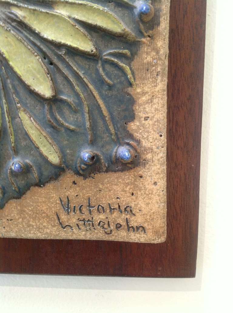 Mounted Studio Ceramic by Victoria Littlejohn at 1stDibs