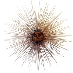 Sunburst Wall Sculpture by  Curtis Jere