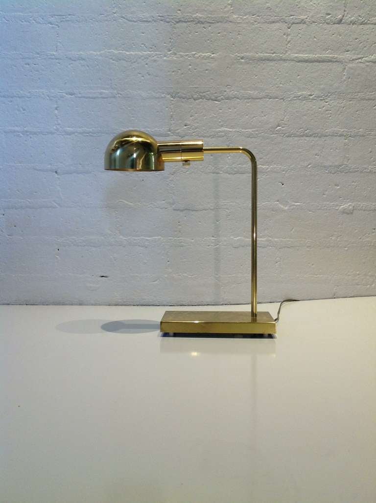 Brass Table/Desk  Lamp by Casella