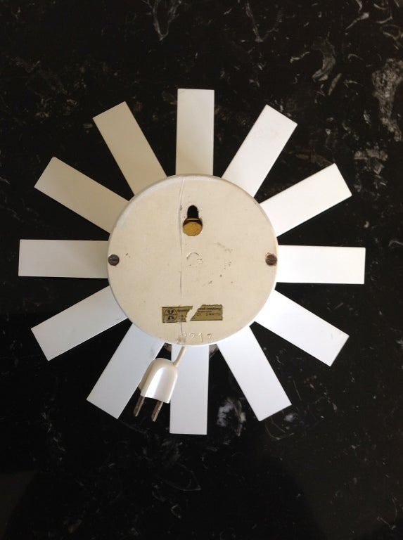 George Nelson Asterisk Clock for Howard Miller