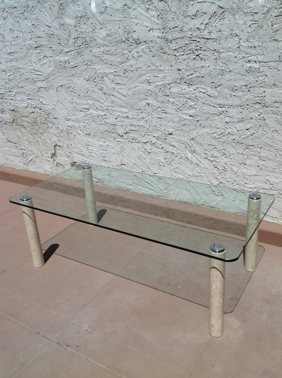 Glass And Marble Dining Table By Pace Collection 2