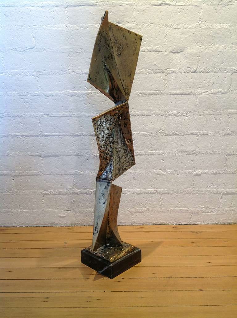 Mid-20th Century Brass Sculpture