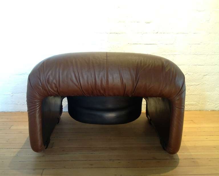 Leather Bonanza Chair designed by Tobia Scarpa for C&B Italia