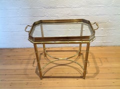 Mastercraft Brass Tray Table