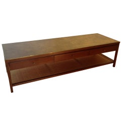 Paul Mccobb Leather Top Coffee/Cocktail Table