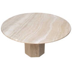 Travertine Dining Table