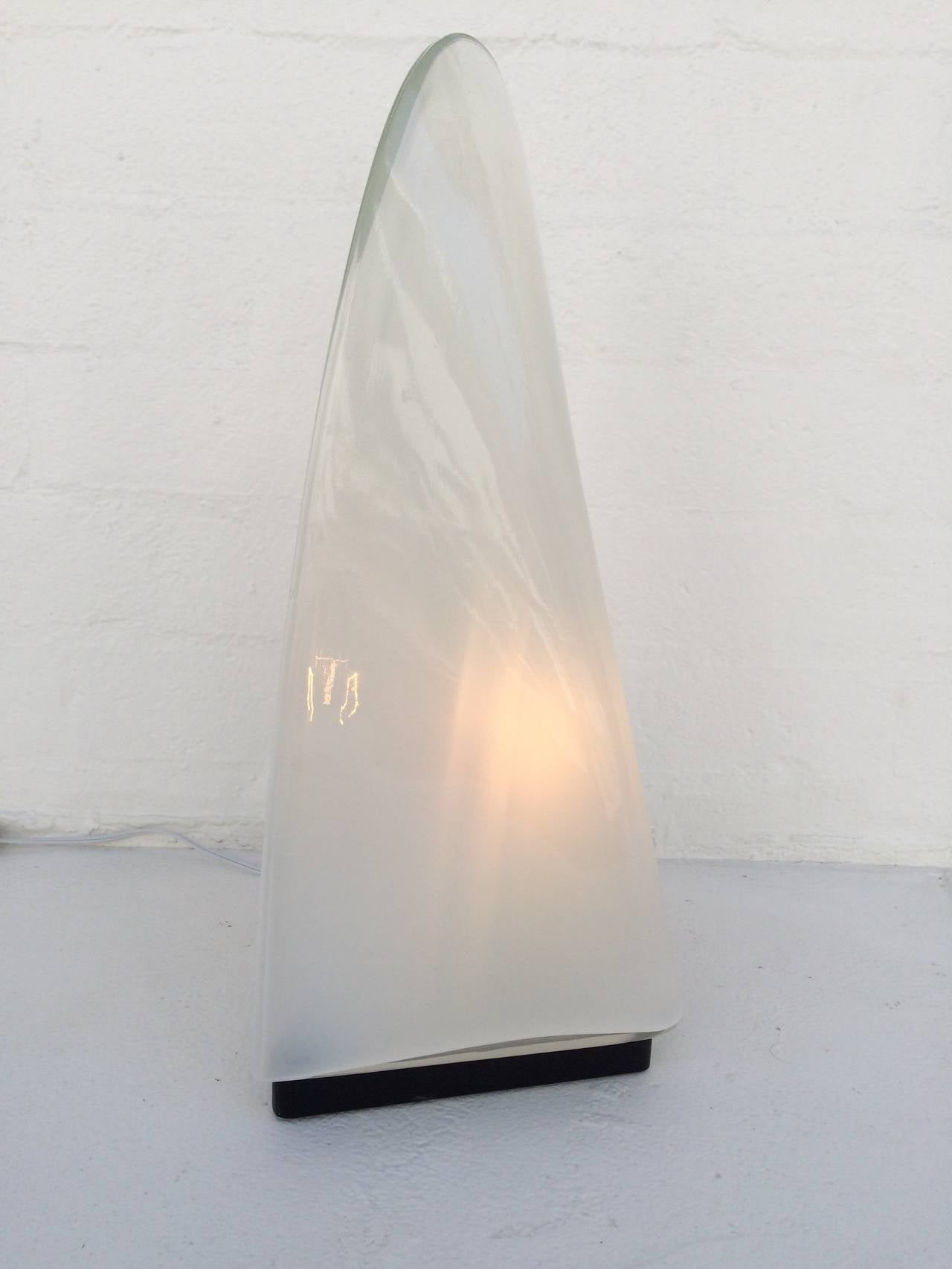 Mid-Century Modern Italian Glass Lamp by Carlo Nason for Mazzega