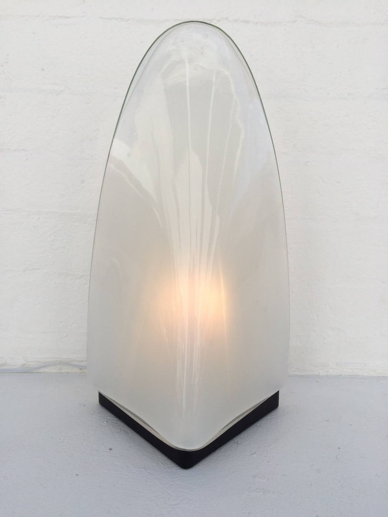 Late 20th Century Italian Glass Lamp by Carlo Nason for Mazzega