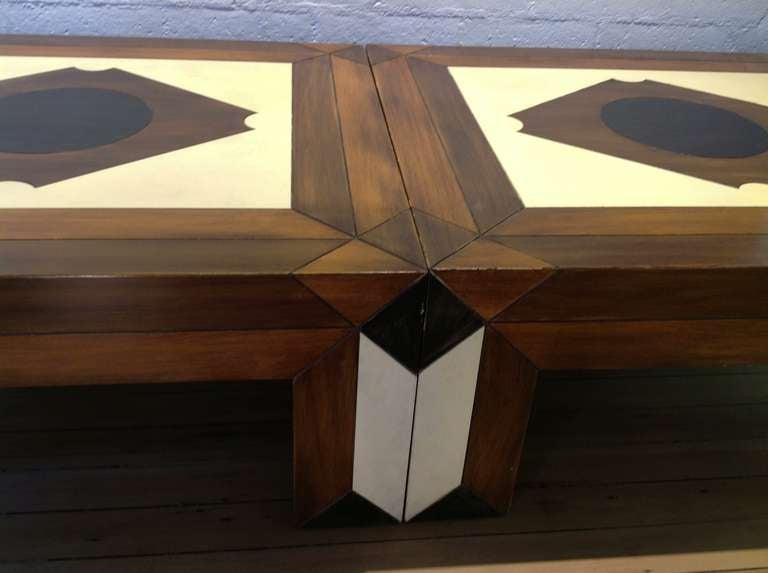  Wonderful rare  pair of Coffee/Cocktail Tables by Phyllis Morris from  1968 In Excellent Condition In Palm Springs, CA