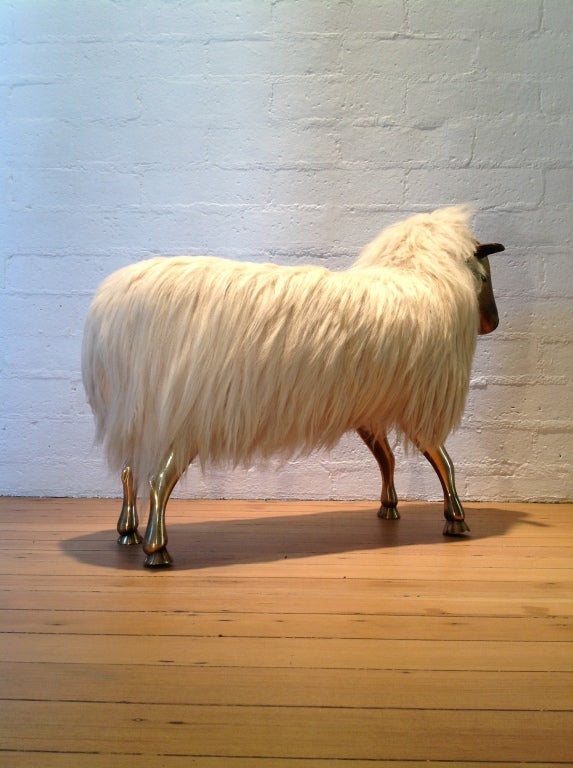 Wood Sheep in the Style of Lalanne